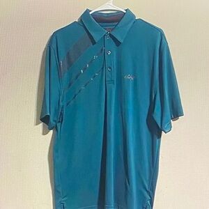 Greg Norman Collection Teal Polo Shirt